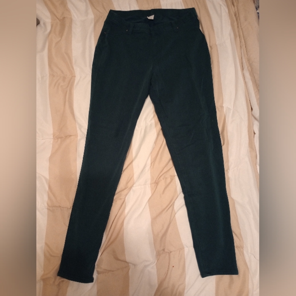 Time and Tru Dark Green Jeggings